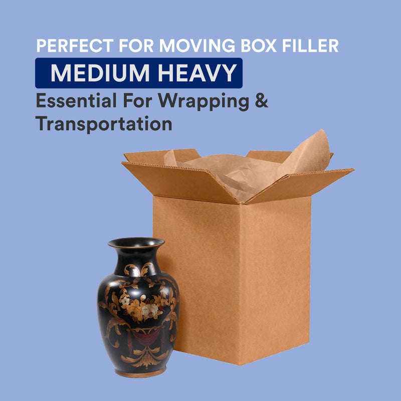 BOX USA Moving Paper Rolls Kraft  12"" x 1200' 1-Pack | Recycled Paper Roll for Packing  Shipping and Storage - Image 3